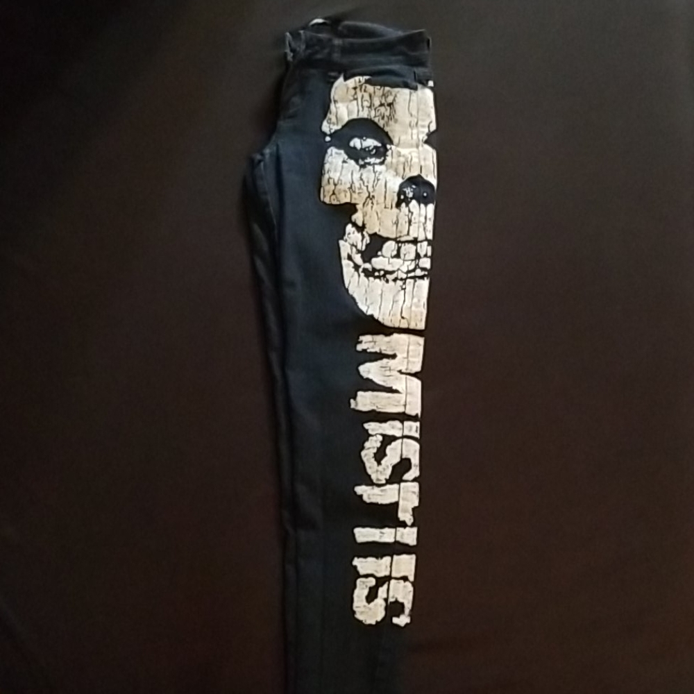 Iron Fist Black and White Straight Leg Jeans
